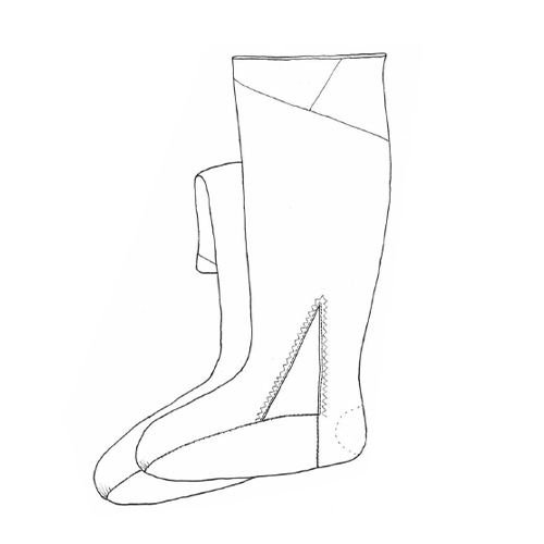 42-Digidrakt-ovansjo-strumpor-sydda-rodvit-d 42-Digidrakt-ovansjo-strumpor-sydda-rodvit-d