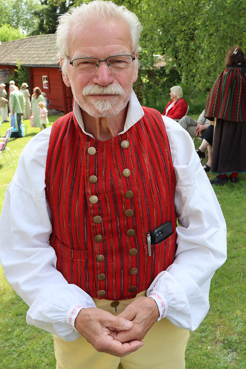 Ovansjö hembygdsförenings ordförande Svenolof Sundberg